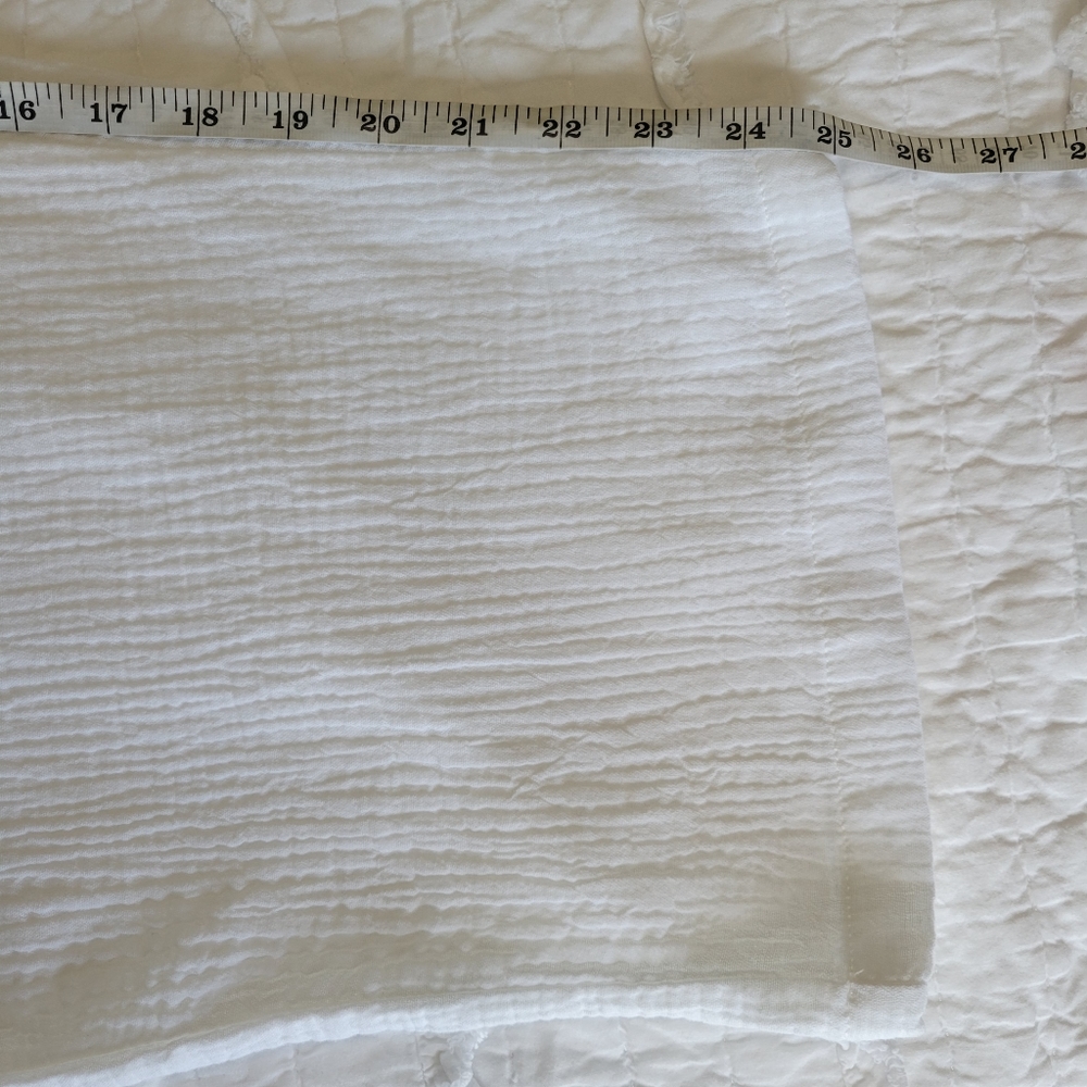 Cynthia Rowley Lightweight 100% Cotton Cropped Pants 2X White NWOT - Picture 11 of 13